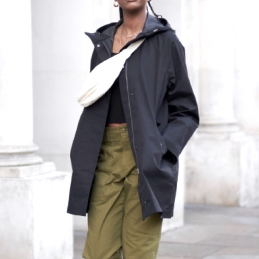 Uniqlo Blocktech long raincoat (S)